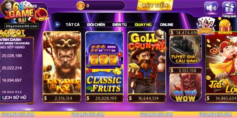 68 Game Bài áp dụng công nghệ mã hóa 256bit tiên tiến
