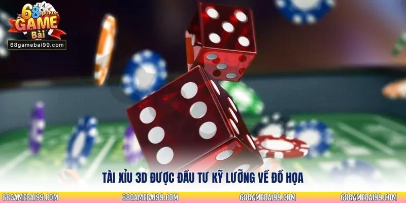 Tài Xỉu 3D được đầu tư kỹ lưỡng về đồ họa